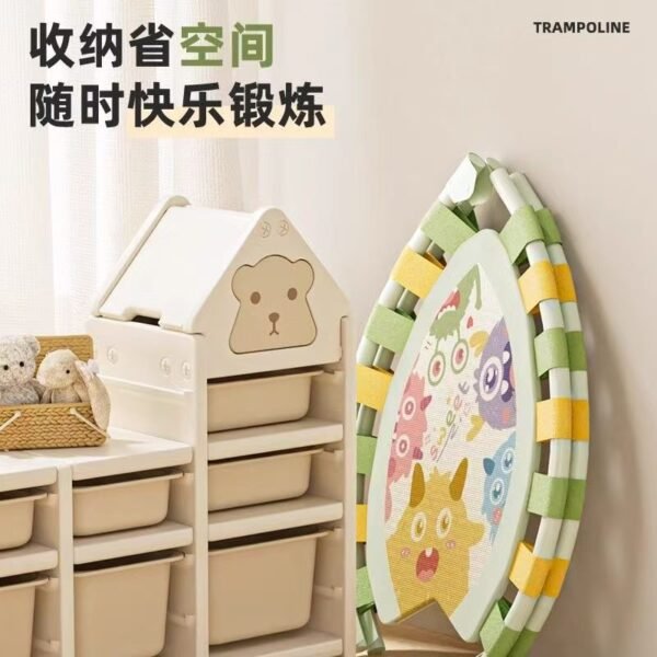 巧乐熊 蹦蹦床 家用 儿童室内 小型宝宝 家庭弹跳床 折叠 大人小孩 跳跳床